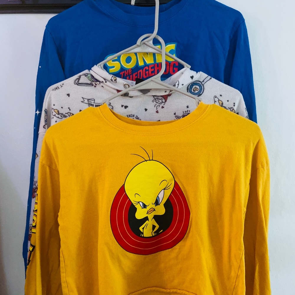 Cartoon Crop Top Set
